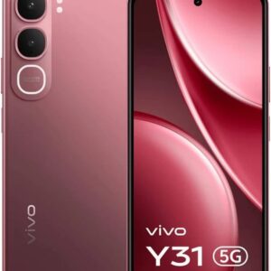 vivo Y31 5G (Rose Red, 6GB RAM, 128GB Storage)